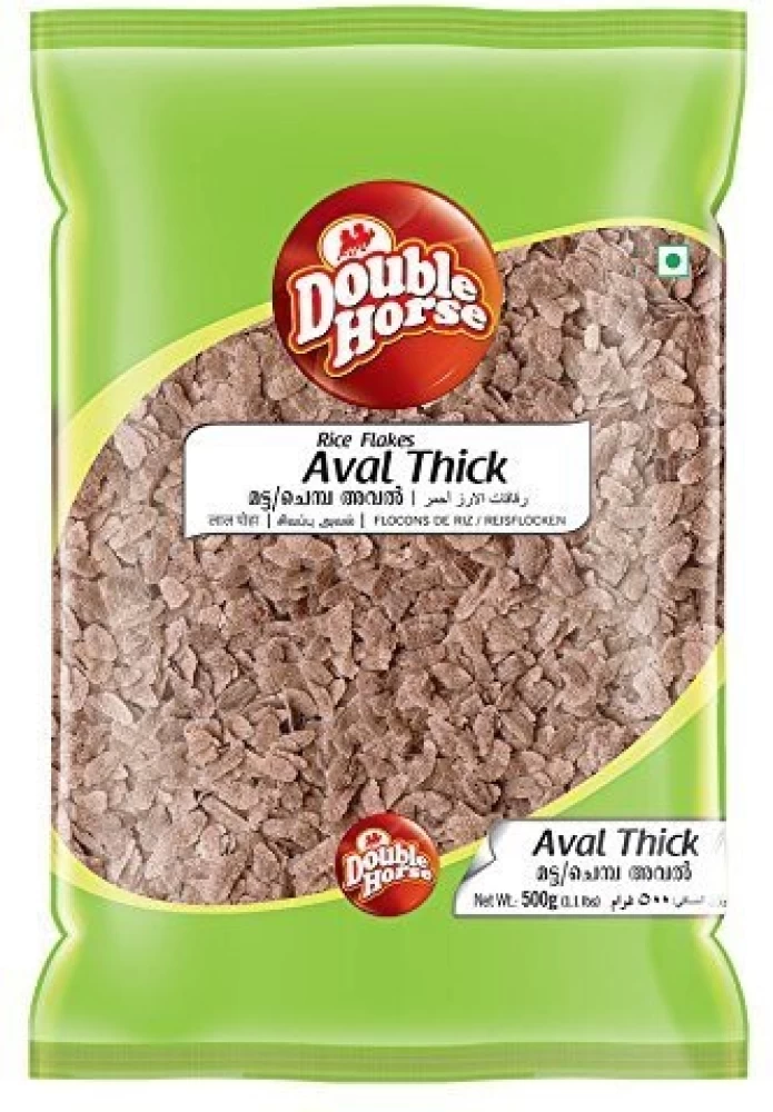 Double Horse Aval (Rice Flakes ) Thick 500g