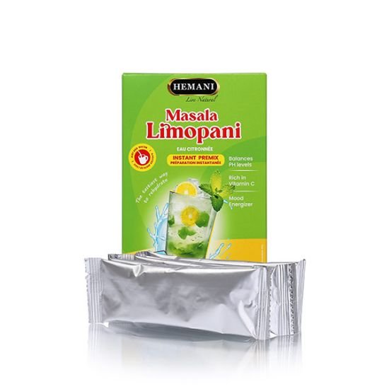 HEMANI MASALA LIMO PANI- 150g (10 Sachets)