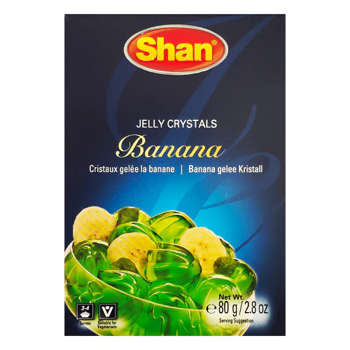 Shan Jelly Crystal Banana 80g