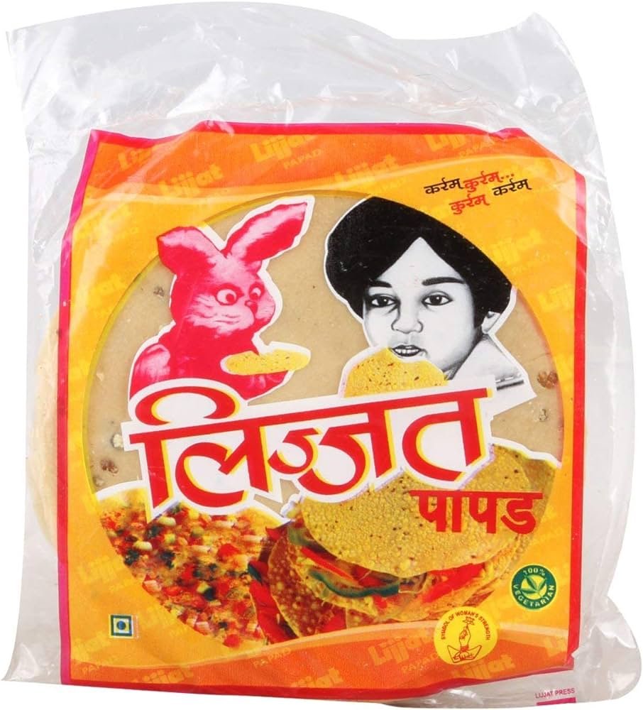 Lijjat Papad Jeera 7, 200g