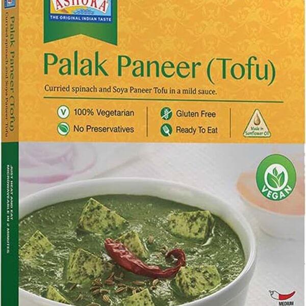 Ashoka Palak Paneer Ready to Eat (Tofu) 280g