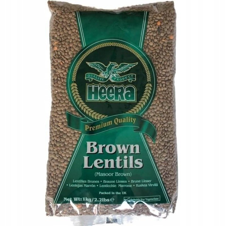 Heera Brown Lentils -1kg