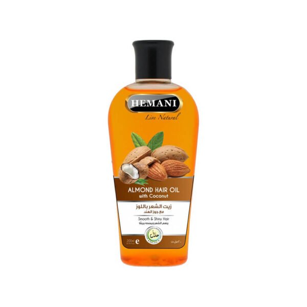Hemani Almond Hair Oil with Coconut 200ml