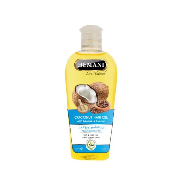 Hemani Coconut Hair Oil With Sesame And Castor 200ml