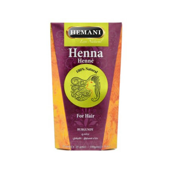 Hemani Henna Burgundy (Box) 100g NATURAL