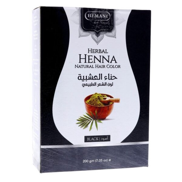 Hemani Herbal Henna Natural Hair Color Black -200g