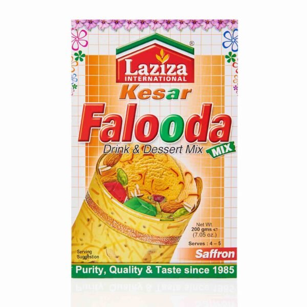 Laziza Kesar Falooda Drink & Dessert Mix -200g