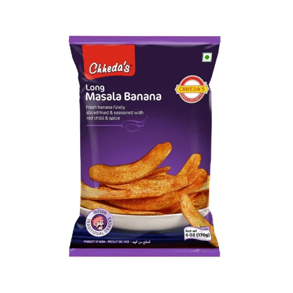 Chhedas Long Masala Banana Chips 170g