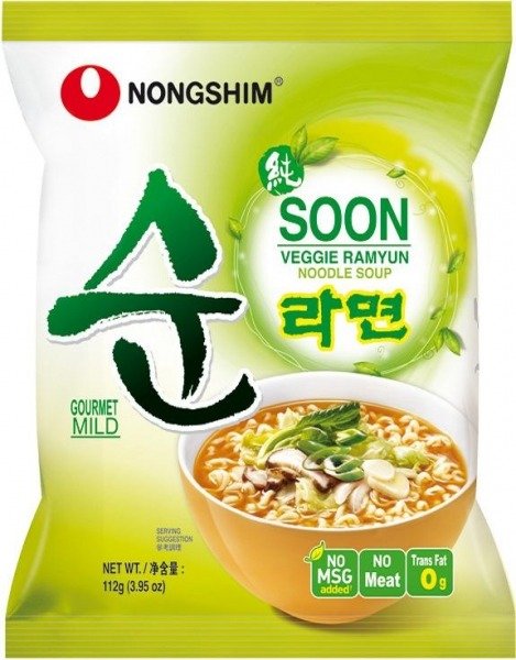 Nongshim Soon Veggie Ramyun Noodle -112g