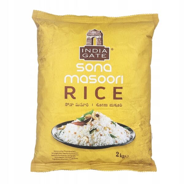 India Gate Sona Masoori Rice 2Kg
