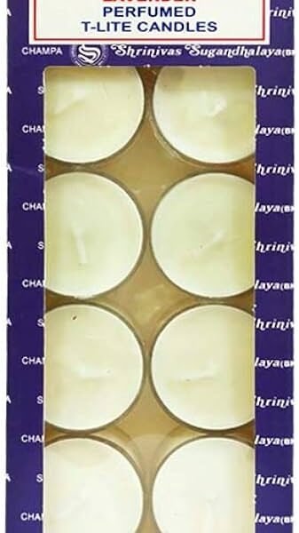 Satya Tealight Lavender Candles -12pcs