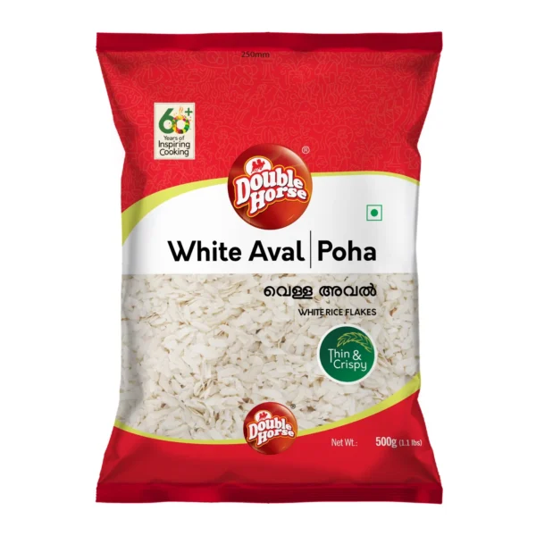 Double Horse White Aval ( Poha ) 500g