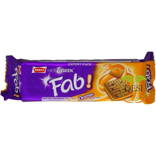 Parle cookies with orange filling 112g