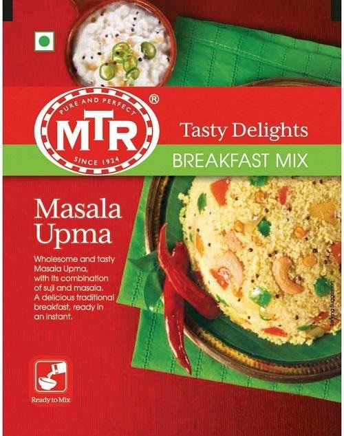 MTR Masala Upma 200g ( Mildly Spiced Semolina Pudding Mix )