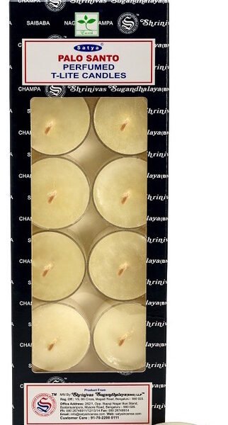 Satya Palo Santo Tealight Candles -12pcs