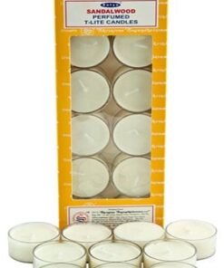 Satya Sandalwood Tealight Candles -12pcs