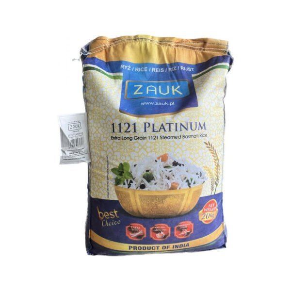 Zauk 1121 Platinum Basmati Rice 20Kg